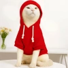 Sweat à capuche pour chien et chat | taille M | rouge | PET-015M-RED