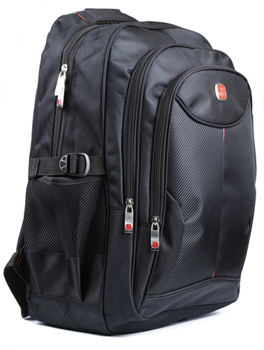 BR11 | Universal, strong backpack with a laptop compartment | 30l, 3 chambers, 1680D ballistic nylon | black
