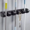 Suporte para esfregões, ancinhos e escovas com ganchos | 5 lugares + ganchos | SL-005H
