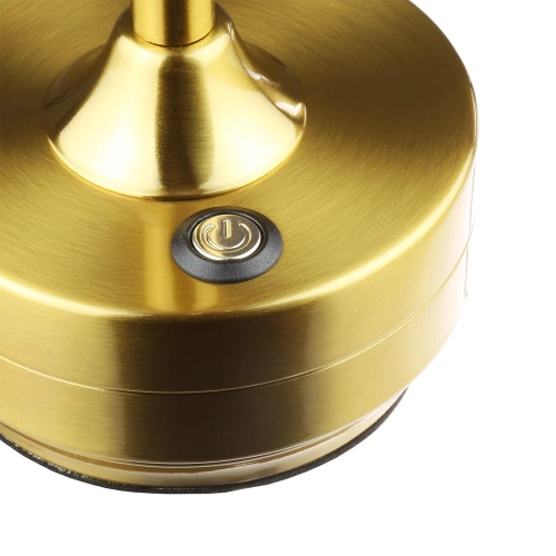 LED-Tischleuchte mit integriertem Akku | Nachttischleuchte mit drei Lichtfarben | Stimmungslicht für Hotel, Restaurant | gold | HJA30-GOLD