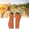 Fahrradgriffe | ergonomisch, PU-Leder | PUBT-G211A-BR