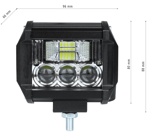 WL1018W-C | LED-werklamp 18W Combo | 8 dioden | IP68