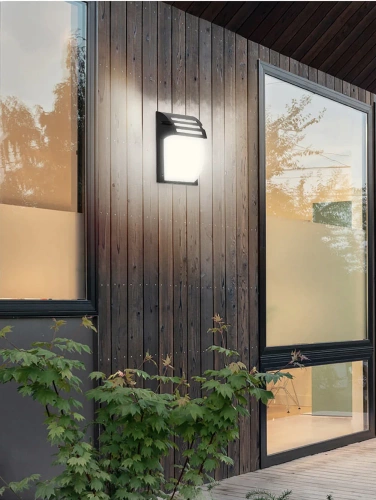 BD-C184 | Havelampe, facadevæglampe | IP54, E27 | aluminium + glas