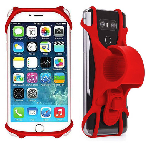 PSI-B11 | Suport telefon din silicon pentru biciclete | pe volan