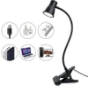 FH-08-5W-BK | Lampe de bureau à pince | Lampe de lecture flexible | Lampe de nuit avec possibilité de changer de couleur | Lumière LED USB