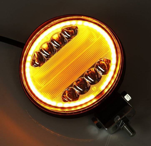 WL10-45-126W Kulatý | Pracovní lampa 126W DUAL LED - bílá a oranžová