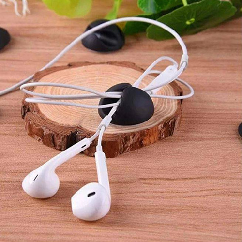 Set of 5 pieces | EH26-Black | Round cable organizer