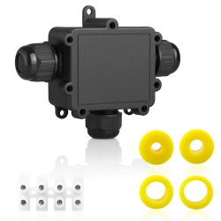 Херметична разклонителна кутия IP68 3-полюсна | електрическа връзка 450 V 24 A за кабели 3–14 mm | M686-T