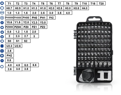 JKL-115in1 | Precision Tool Set | Universal screwdriver set