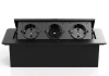 JX-S267J | Triple earthed socket hidden in the table top