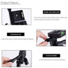 Set | 1/4 &quot;tripod 150cm | Bluetooth remote control | Phone holder | Pouch