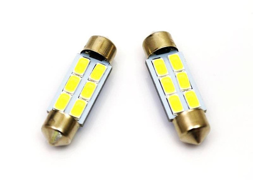 Lampadina per auto LED C5W 6 SMD 5630