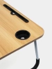  LFD-6040-HOUT | Laptoppad | Opklapbare ontbijttafel | Bedstandaard