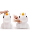 LED-Nachtlicht Einhorn | tragbare Kinderleuchte, 9 Lichtfarben, USB-aufladbar | JL-219