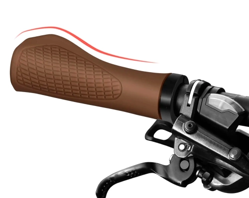 Ergonomické rukojeti na kolo 22,2 mm | Protiskluzové, nárazuvzdorné, pohodlné rukojeti řídítek | FD187-BR