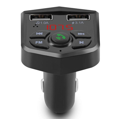 FM-Transmitter | 4-in-1, multifunktional | schwarz | BC803