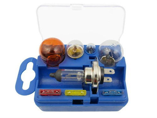 Kfz-Ersatzlampen- und Sicherungsset | H7 | handliches Set