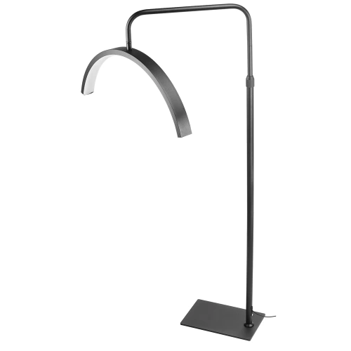 EPT-135-ČIERNA | Lampa do tetovacieho štúdia | Beztienisté LED kozmetické svietidlo | Stojacia lampa pre kozmetické salóny, úpravu mihalníc a nechtov