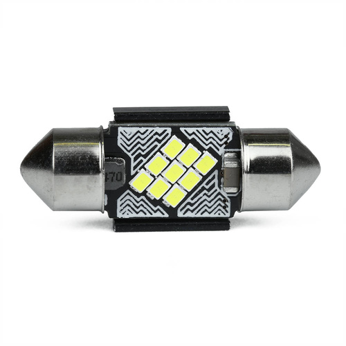 LED automobilio lemputė C5W 9 SMD 2835 | 31 mm