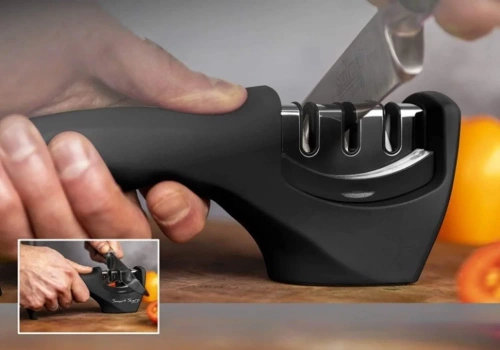 KN-830-BLACK | Knife sharpener | Three-stage sharpening |