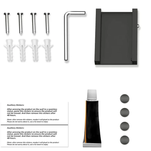 LYJ-D60-GRIS | Percha plegable | Secadora plegable | Riel de pared con ganchos