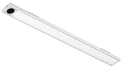 HSL-S40CM-EZÜST | Bútorlámpa mozgásérzékelővel | Vezeték nélküli éjszakai lámpa érzékelővel | LED szekrény alatti lámpa, 40 cm