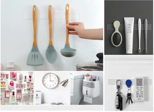 NT-L5M-TS | Újrafelhasználható kétoldalas ragasztószalag | átlátszó nano szalag