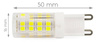 LED žárovka G9 51 SMD 2835 | 5W = 40W | 230V