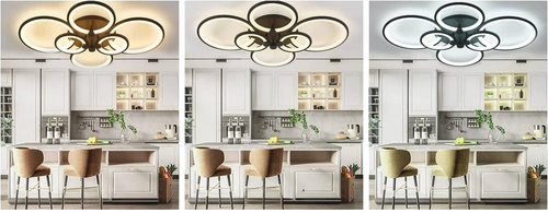 RLG-C72W-B | Moderne pendel i flere dele | LED | Sort