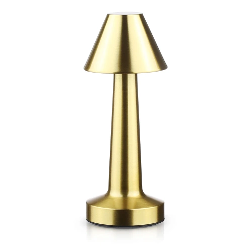 HJA12-ORO | Lampada da tavolo senza fili | Lampada da notte sensibile al tocco con colore della luce regolabile | Luce USB