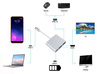 HDTC-20CM | Adattatore USB-C Type-C 3.1 a HDMI/USB-C/USB | 4K | per MacBookAir