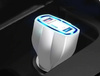 CA-005 | Snelle autolader 2x USB 1x Type-C | Snel opladen Quick Charge 3.0 | Omgevings-LED