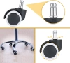 Bürostuhlrollen | Set 5 Stück | für Möbel und Drehstuhl | WXL-D50MM-5PCS