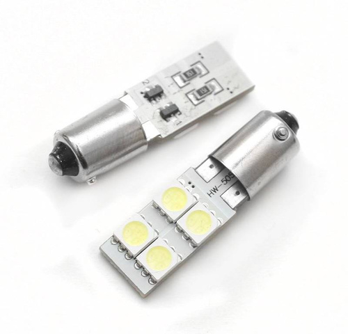 Car LED bulb BA9S 4 SMD 5050 CAN BUS