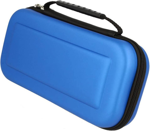 XJ-098 | Estuche reforzado para la consola Nintendo Switch | Bolsillo de malla, compartimentos para 10 cartuchos.