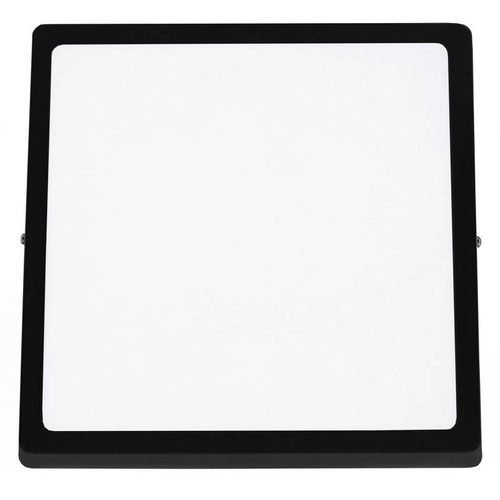 SY-SS124-B | štvorec | Čierny LED strop 24W | Neblikajúci CCD panel na povrchovú montáž