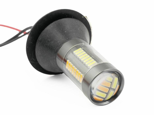 2-in-1 Tagfahrlicht mit Kontrollleuchte | 66 SMD 4014 Birnen | LED-Tagfahrlicht mit Blinker | MIT AUTOMATIK