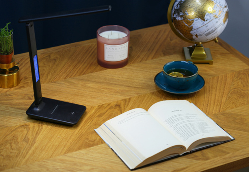 FX-015A | LED school desk lamp with display | modern bedside lamp, school lamp or desk lamp