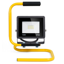 Floodlight BL-10W | Holder / stand for the SH-10W floodlight | 3M cable with plug | Halogen 950 lm