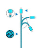 C06 | Lightning (iPhone) 1M | Nylonový USB kabel pro iPhone 11 XS XR X 8 7 6 5S SE