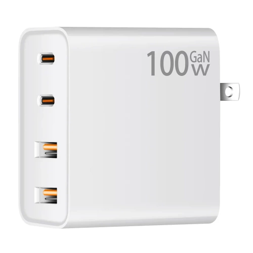GAN | Încărcător de perete de 100 W cu porturi USB 3.0 și USB-C