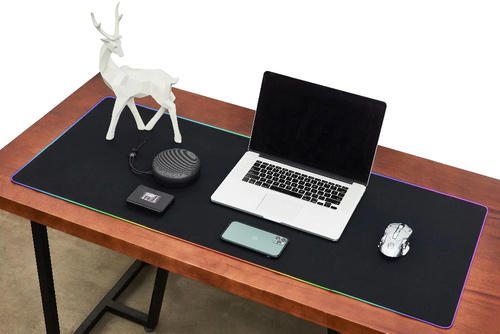 Mauspad | 80x30 cm | LED-RGB-Beleuchtung | 13 Leuchtmodi | MP-001L