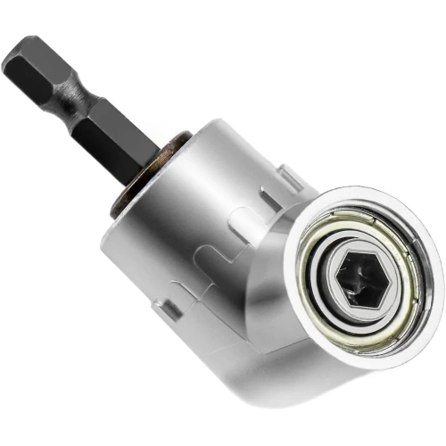DLS-105-SILVER | Adaptor unghiular pentru biți de 1/4" | Priză pentru șurubelniță