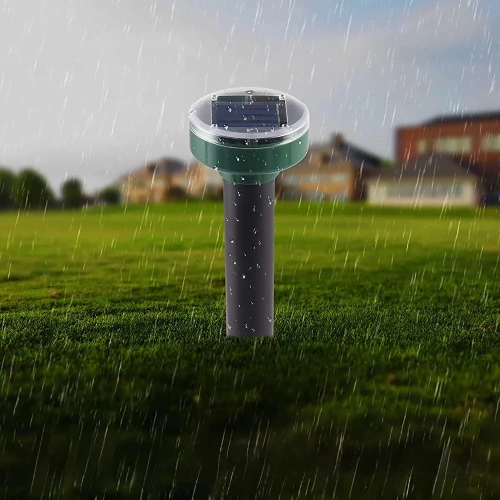 YQJ-1203-BLACK | Rodent repellent | Solar repeller for moles, voles and pests