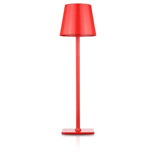 HJA20-RED | Bordlampe med indbygget batteri | Berøringsfølsom natlampe