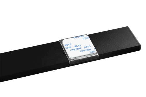 HSL-S50CM-JUODAS | Baldinė lempa su judesio jutikliu | Belaidė naktinė lemputė su jutikliu | LED lempa po spintele 50 cm