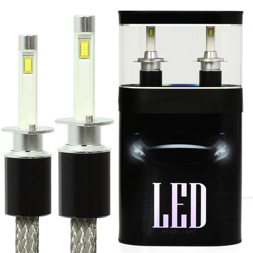 LED-Scheinwerferlampe H3 R4 | 80 W 9.600 lm LUMILED LUXEON 12 V–24 V | 2 Stück