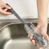 TLH-012-GRAY | Long silicone bottle washing brush | Glass washer