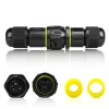 Wasserdichte Kabelmuffe IP68 | Schnellverbinder + Schraubverbinder 3-polig 450 V 17,5 A für Kabel 3–9 mm | M682-C