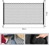 Bagažinės tinklas automobiliui | elastingas apsauginis tinklas 110x60 cm | bagažo organizatorius | transportavimo tinklas | CTM-110*60CM-B